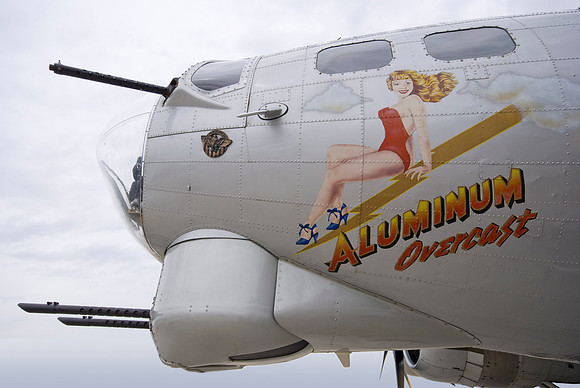 Miss "Aluminum Overcast" Noseart