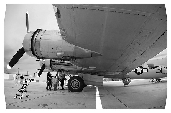 Underneath The Port Wing