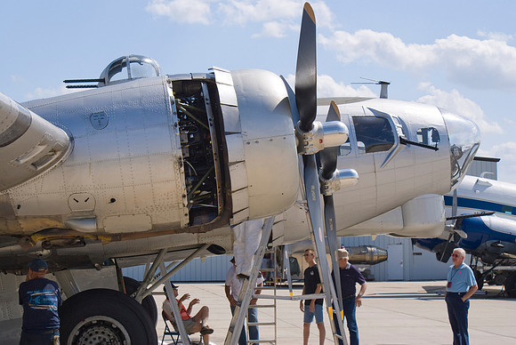 Crew Preps The Aircraft