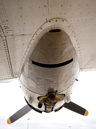 Underneath B17 Engine