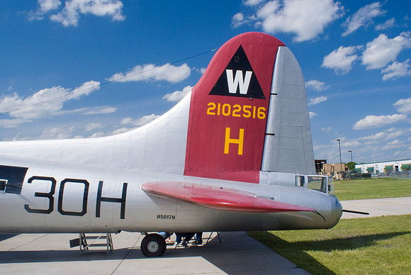 B-17G Tail, It's Under A Big W