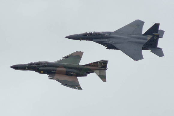 Phantom And Eagle On Heritage Flight