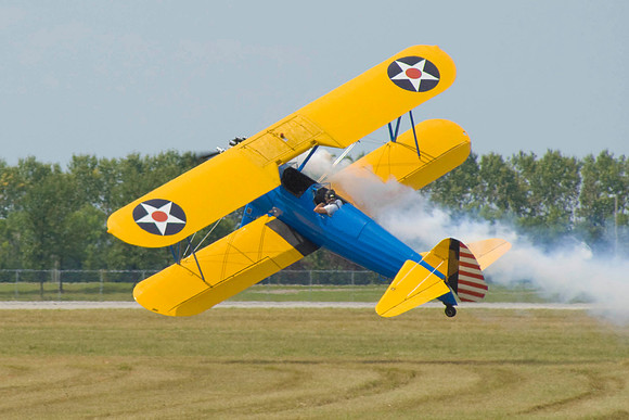 Stearman Low Twist Over The Field