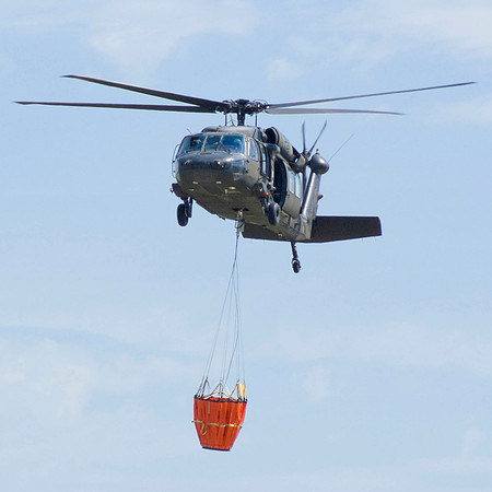 Blackhawk Swings The Bambi Bucket