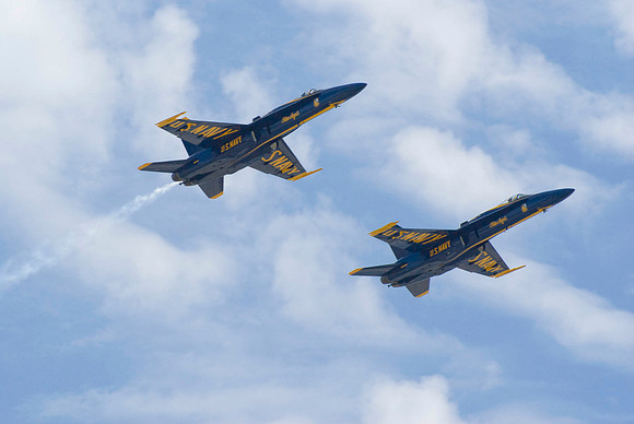 Blue Angels Pass Overhead