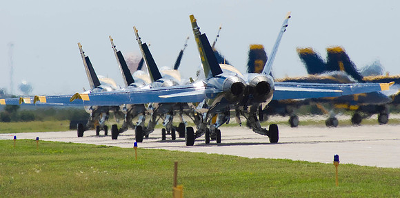 Blue Angels Taxi Out