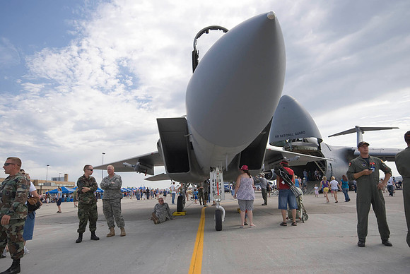 Under The F-15's Nose