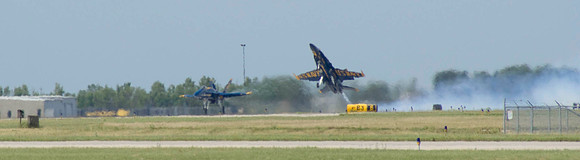 Solo Pilots Take-Off