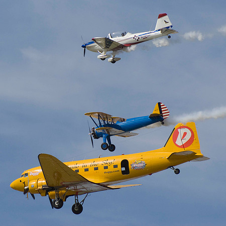 Duggy, Chipmunk, And Stearman