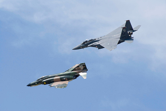 Phantom And Eagle Head Off