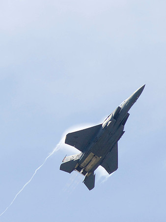 F-15E Eagle Pitches Up