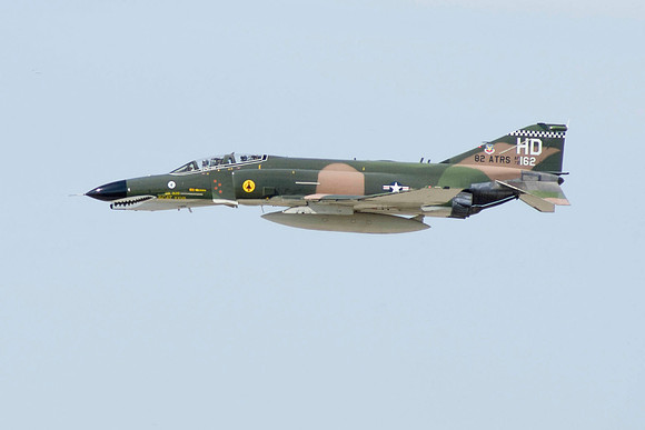 QF-4E Phantom II Flies By