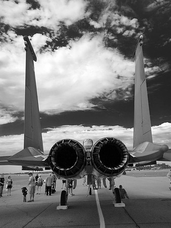 Tail, Engines, And Canopy
