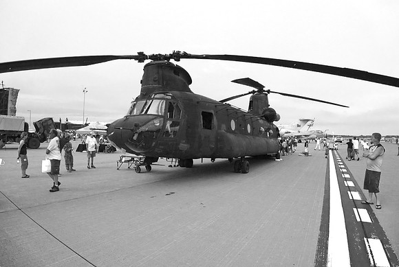 Chinook On Taxiway