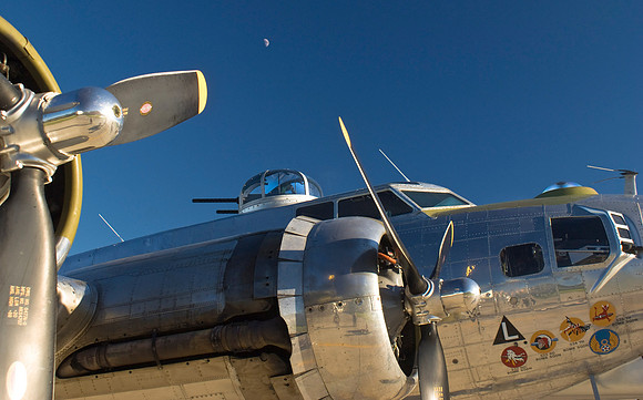 Moon Over Cockpit