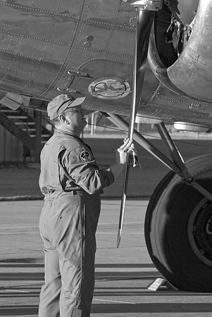 Crew Cleans Prop