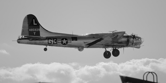 Flying Fortress Flies By