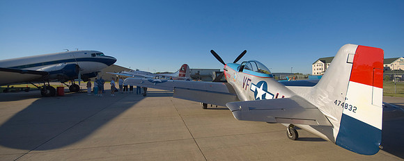 Dakota, Flying Fortress, and Mustang