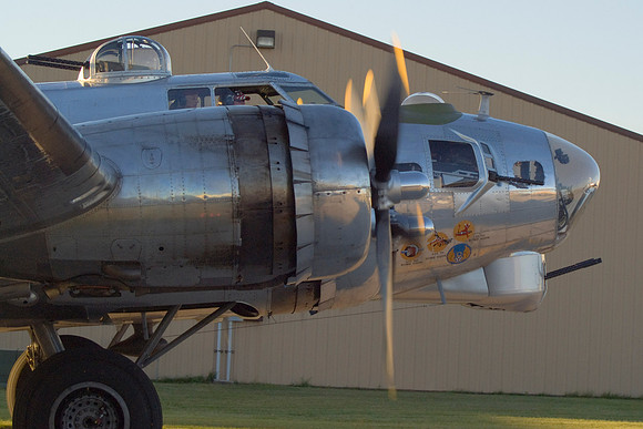 B-17G Rolls By