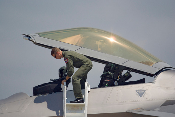 Climbing Out Of The Raptor's Cockpit