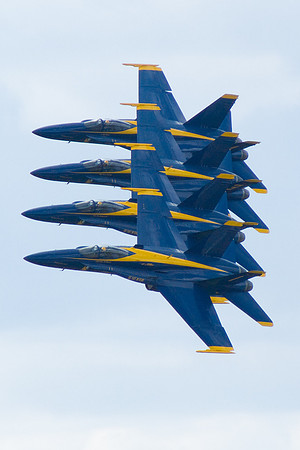 Blue Angels In A Line