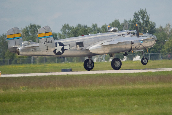 Miss Mitchell Takes Off