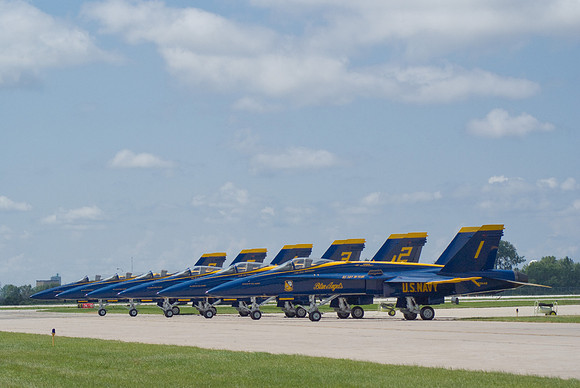Blue Angel Flight Line