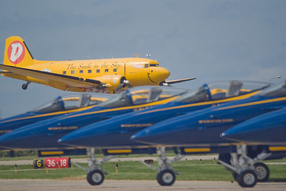 Duggy Over The Blue Angels