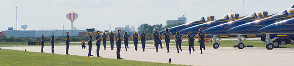 Crew Run Out Of The Way