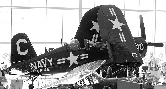 Corsair With Folded Wings