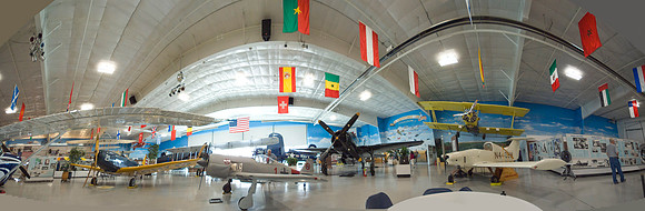 270 Degree View Of The Fargo Air Museum