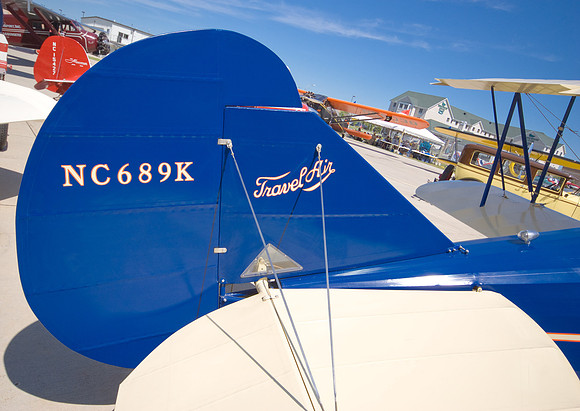 Blue Travel Air Tail