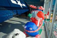 Santa's Inflatable Helicopter