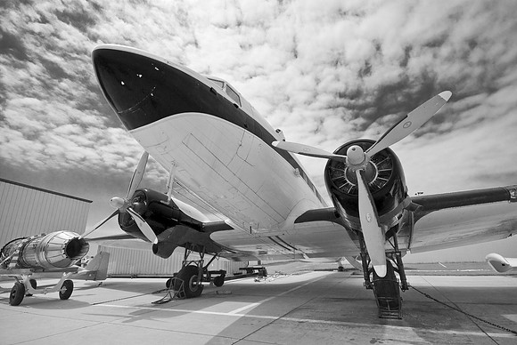 Dakota Skies B&W