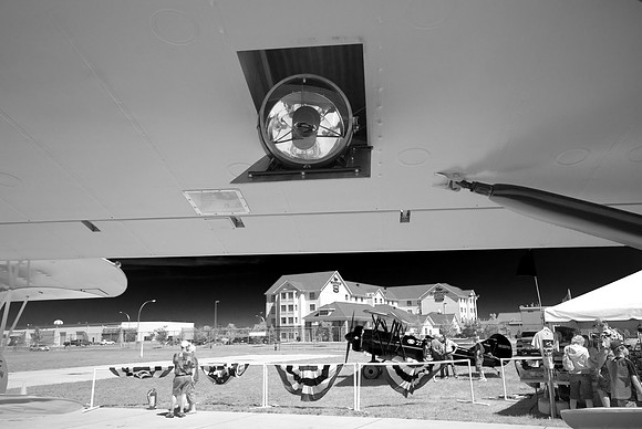 Line Up For Biplane Rides