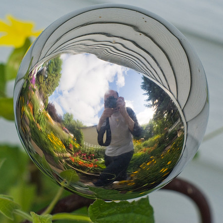 Garden In The Gazing Ball