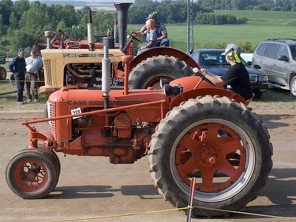 Case Tractors In Parade