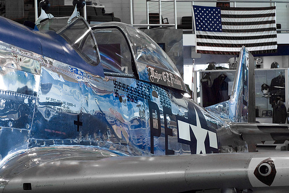 P51 Mustang In Blue
