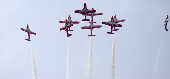 Snowbirds Vertical Burst