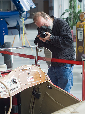Bob Photographing The MG