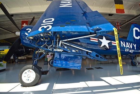 Side View Of Corsair Wing Hinge