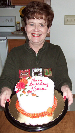 Karon With Her Birthday Cake
