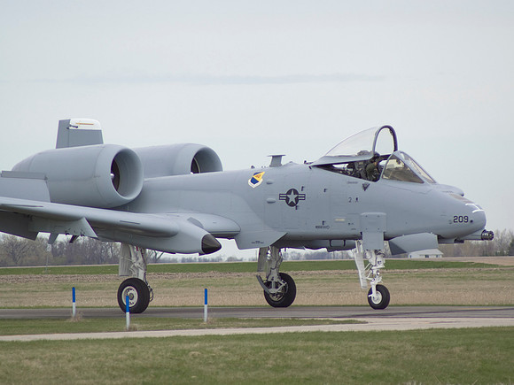 A10C Thunderbolt II Pops The Canopy