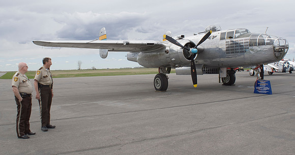 Sheriffs Look At B25 Mitchell