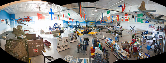 Fargo Air Museum Interior Panorama