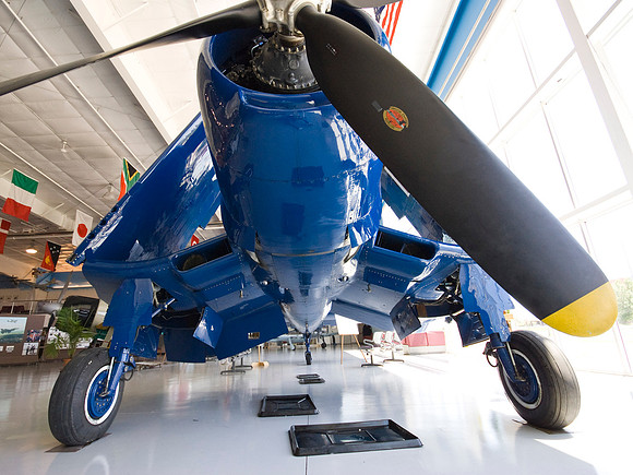 F4U Corsair Landing Gear View