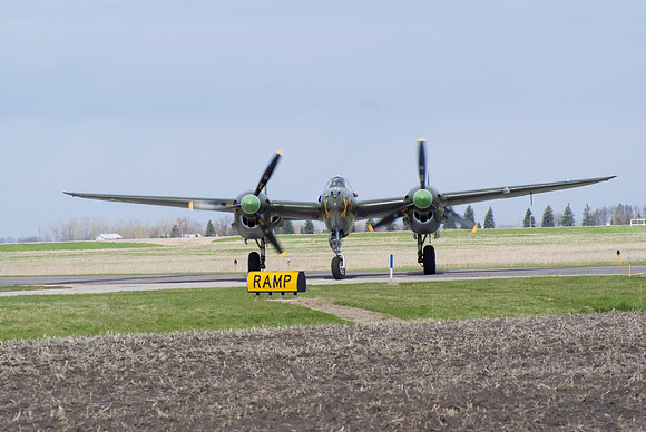 P38 Lightning Head On